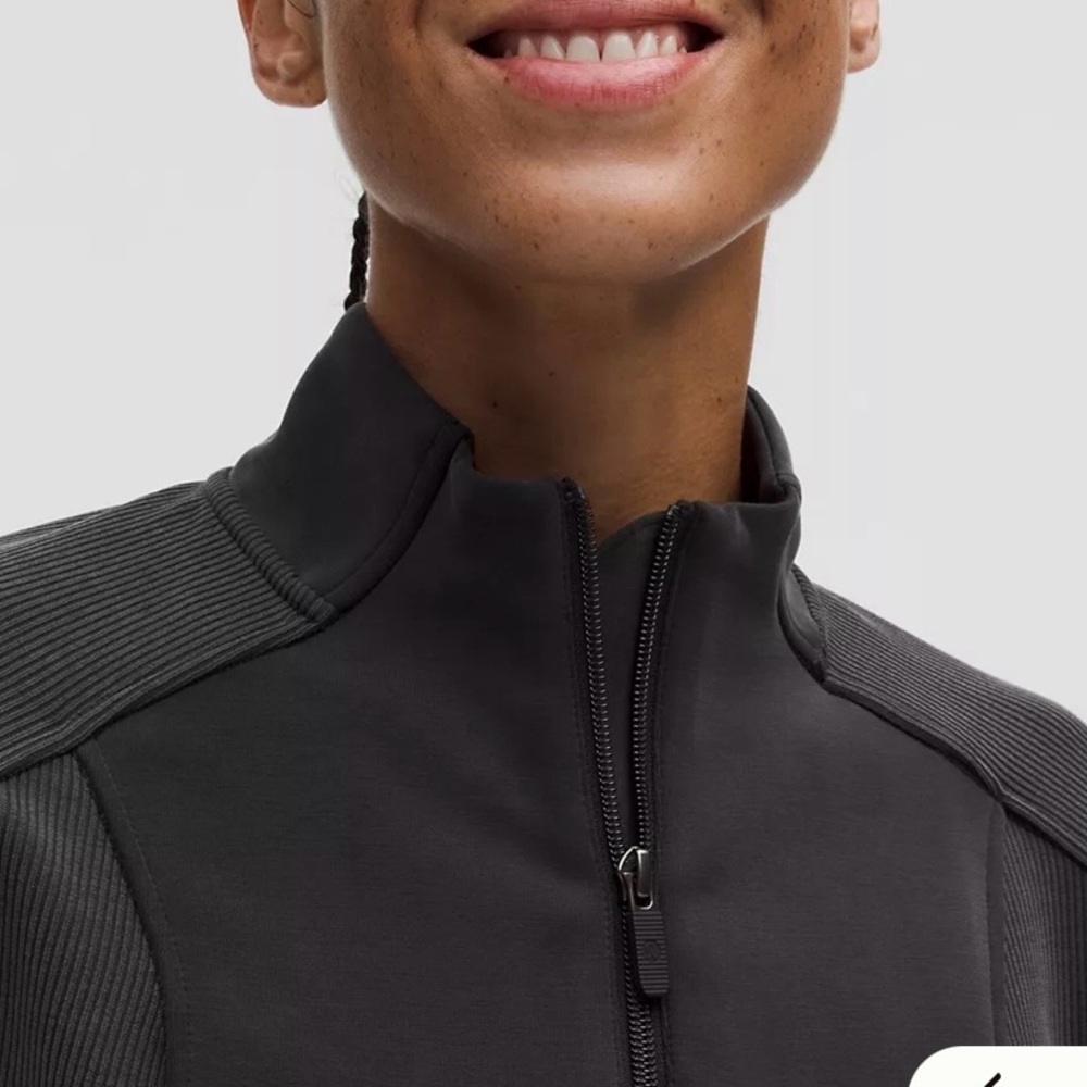 Lululemon NWT Softstreme half zip mini dress long sleeve Sz L - Picture 6 of 16